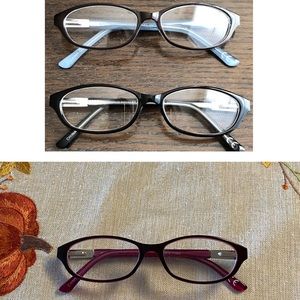 3 pairs of Reading glasses 1.25 strength